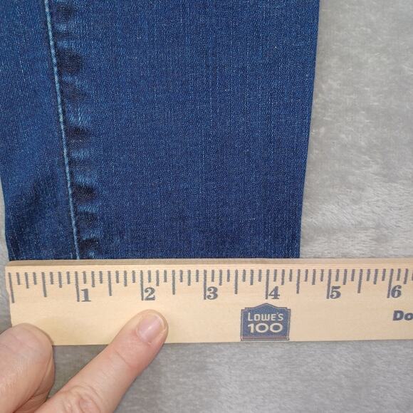 Abercrombie & Fitch Jeans Womens W26/2 Blue Ultra High Rise Super Skinny Raw Hem - Picture 9 of 11